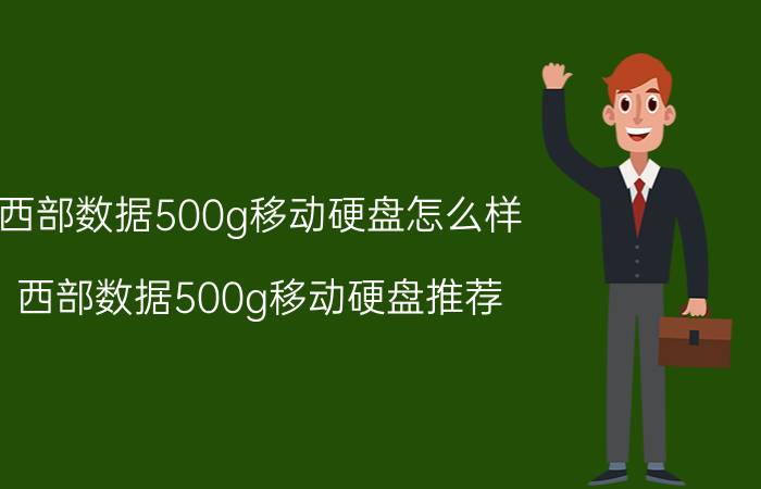 西部数据500g移动硬盘怎么样 西部数据500g移动硬盘推荐